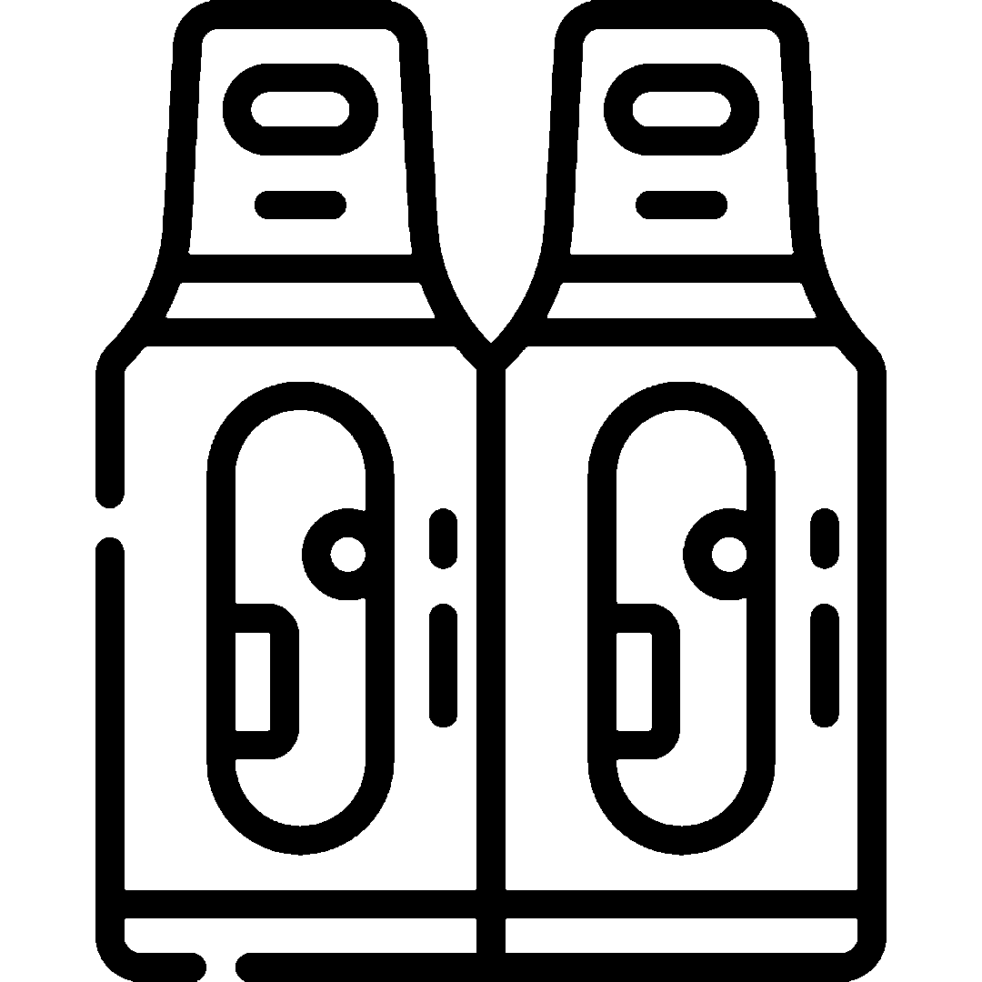 Black silhouette of a sitting cat.
